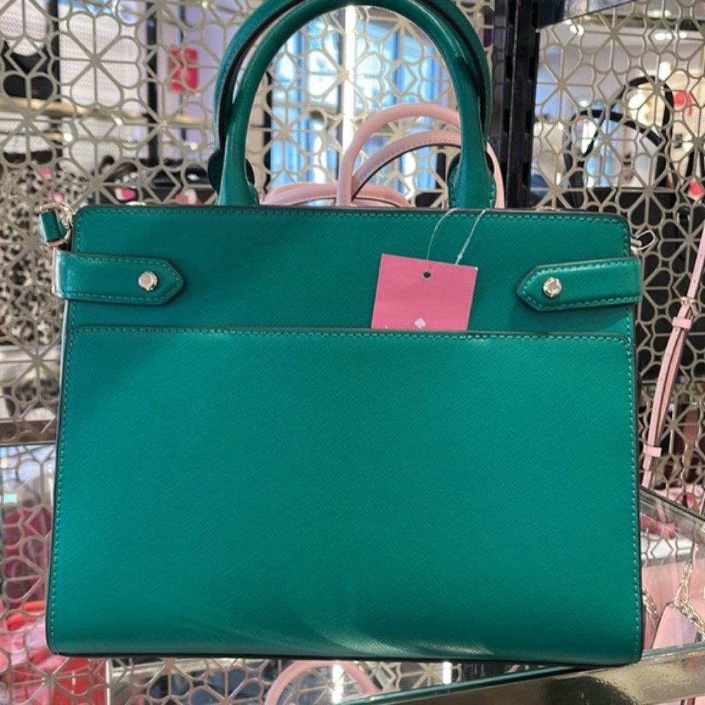 Kate Spade Staci Medium Satchel Green bean - Picture 10 of 16